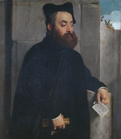 Canonico Ludovico di Terzi, c.1560-65 da Giovanni Battista Moroni